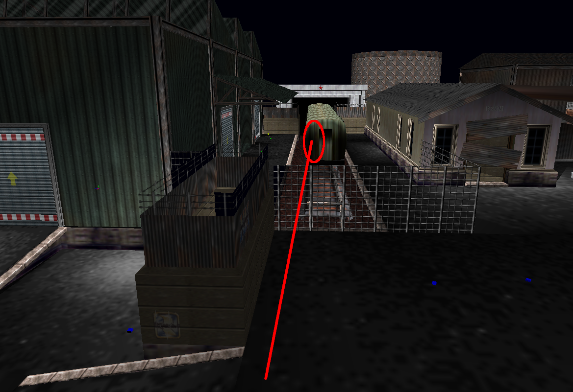 Aim for the left side of the train