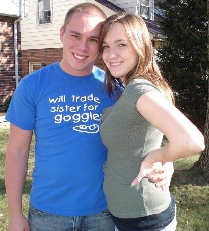 Cooper and his girlfriend