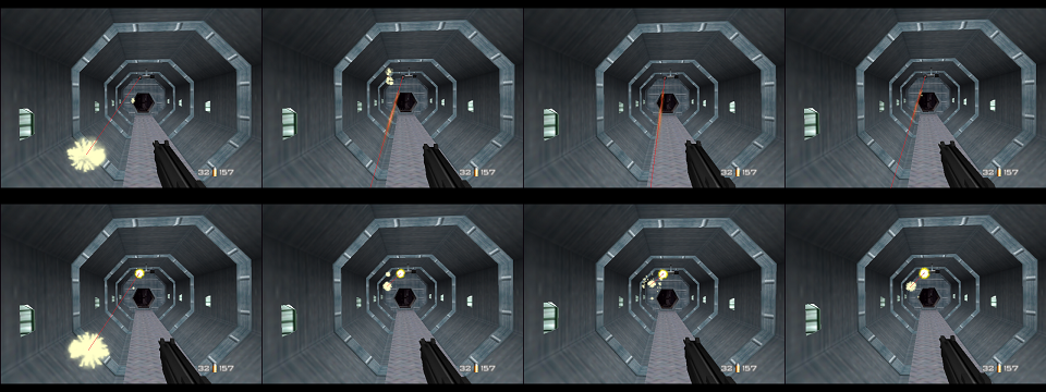 Drone gun movement range